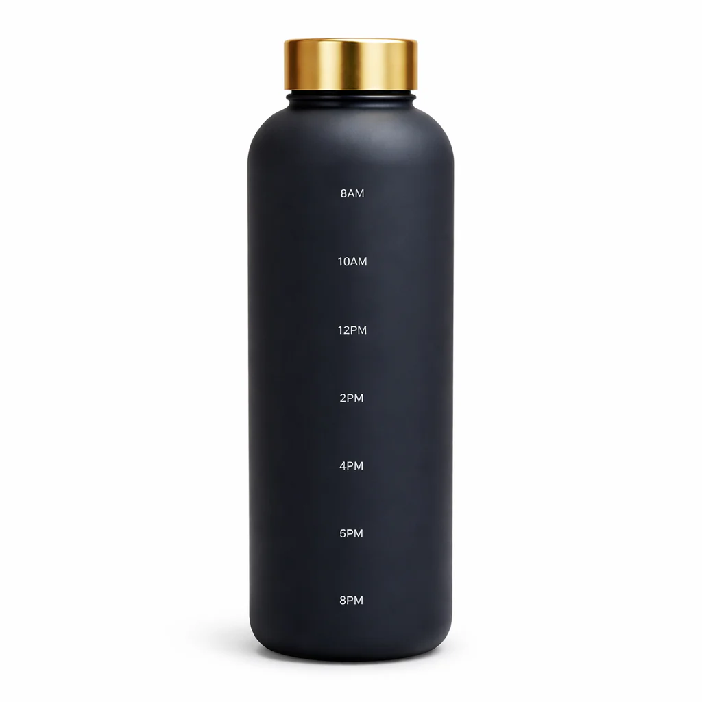 1 Liter Water Bottle with Time Marker - Image 2