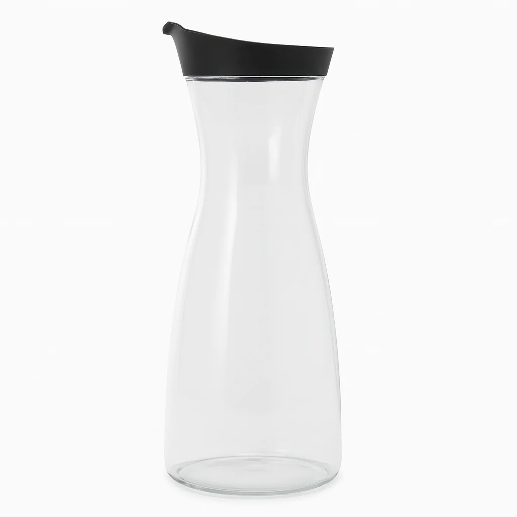 1 Litre Juice Bottle – Premium Clear Bottle with Black, White & Yellow Lid Options - Image 4
