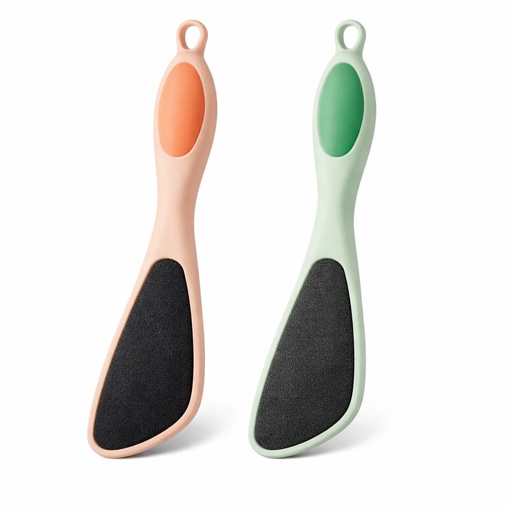1 PC Double Sided Foot File Callus Remover – Pedicure Heel Scrubber (Assorted Colors)