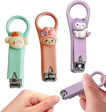 1 PC Kids Cartoon Nail Clipper – Cute Animal Design Baby & Kids Safety Nail Cutter (Assorted)