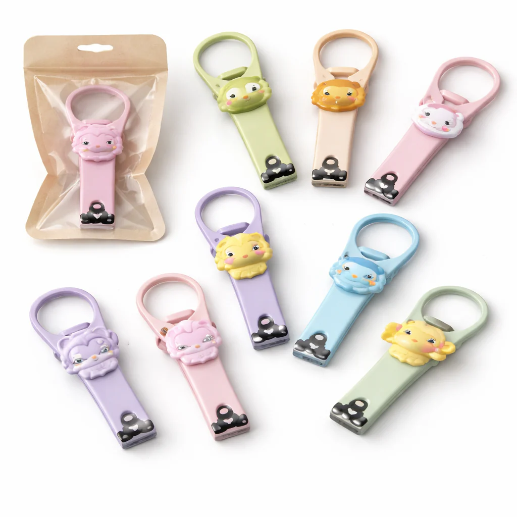 1 PC Kids Cartoon Nail Clipper – Cute Animal Design Baby & Kids Safety Nail Cutter (Assorted) - Image 3