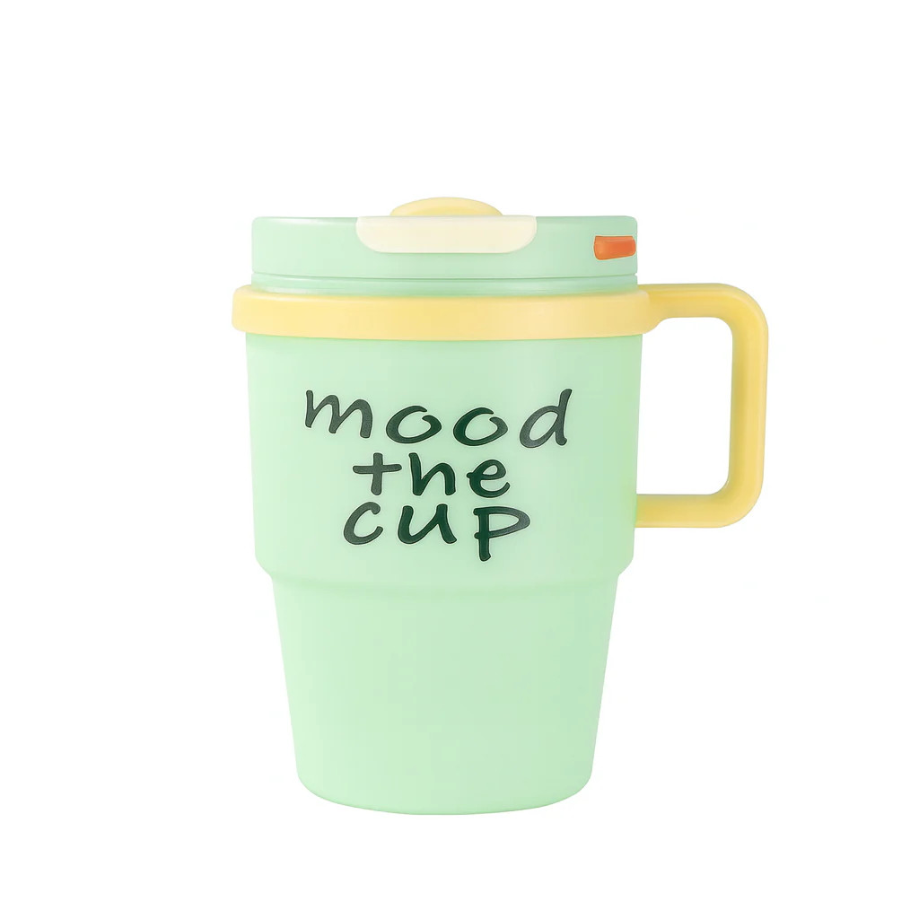 1200 ml Vacuum “Mood The Cup” – Large Insulated Travel Mug with Handle | Hot &amp; Cold Beverage Flask in Black, Green, Blue & Pink - Image 3