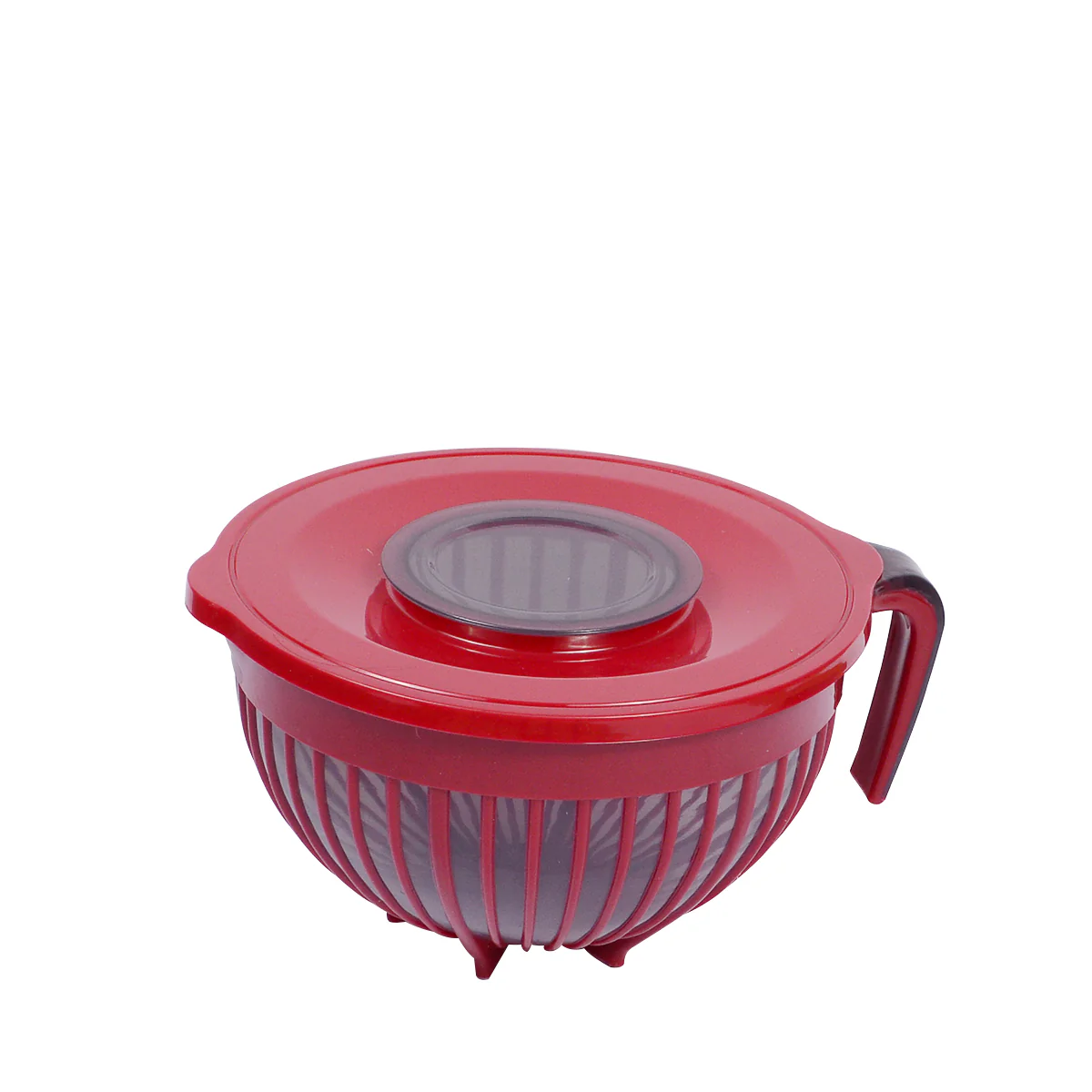 1pc Large Mixing & Strainer Bowl with Handle (Assorted)  – 1800ml Multi-Purpose Kitchen Colander (Coffee Brown, Red, Green, white)