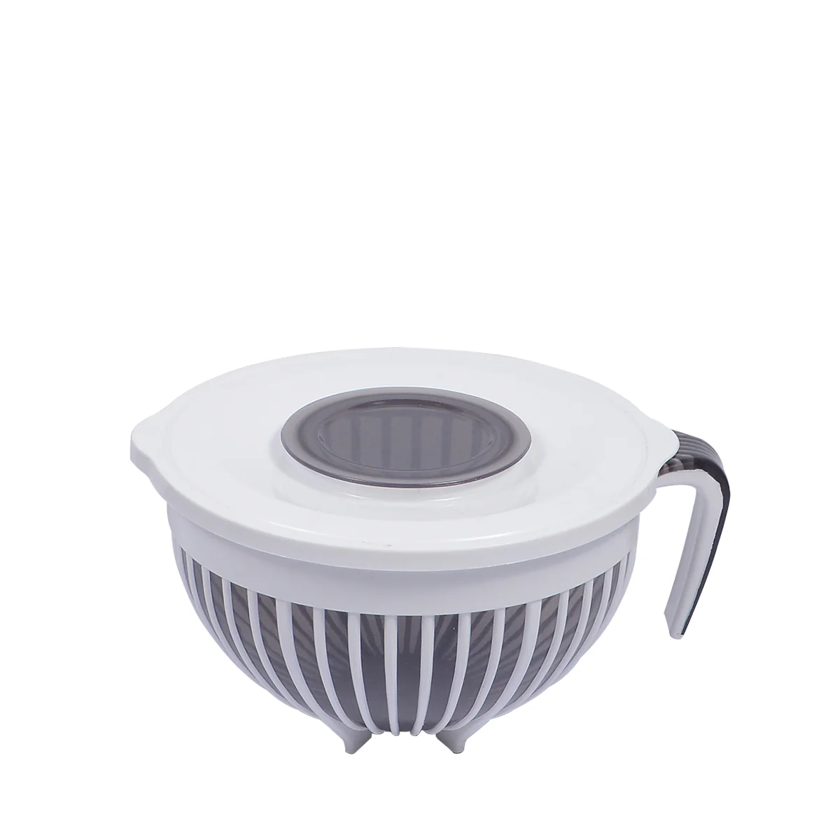 1pc Large Mixing & Strainer Bowl with Handle (Assorted)  – 1800ml Multi-Purpose Kitchen Colander (Coffee Brown, Red, Green, white) - Image 2