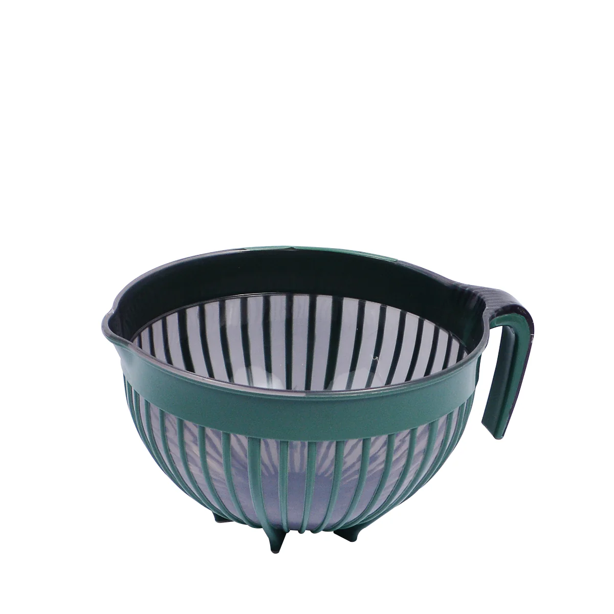 1pc Large Mixing & Strainer Bowl with Handle (Assorted)  – 1800ml Multi-Purpose Kitchen Colander (Coffee Brown, Red, Green, white) - Image 8