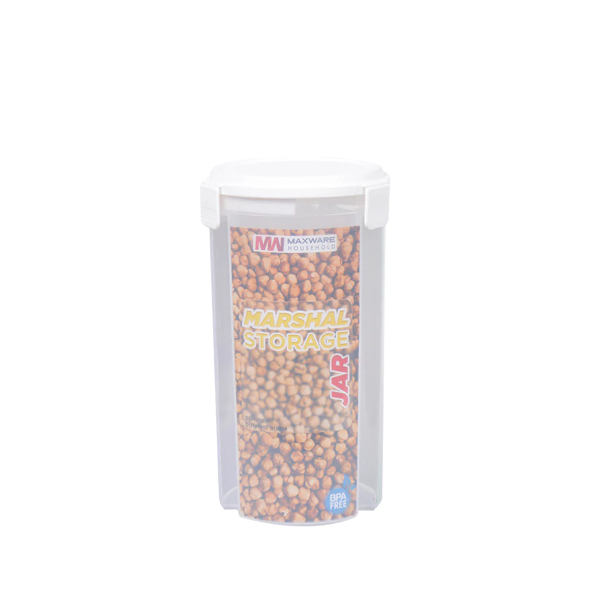 1pc Marshal Storage Jar 2200ml – Airtight BPA-Free Food Container for Kitchen Organization (Grey, White, Beige, Pink) - Image 4