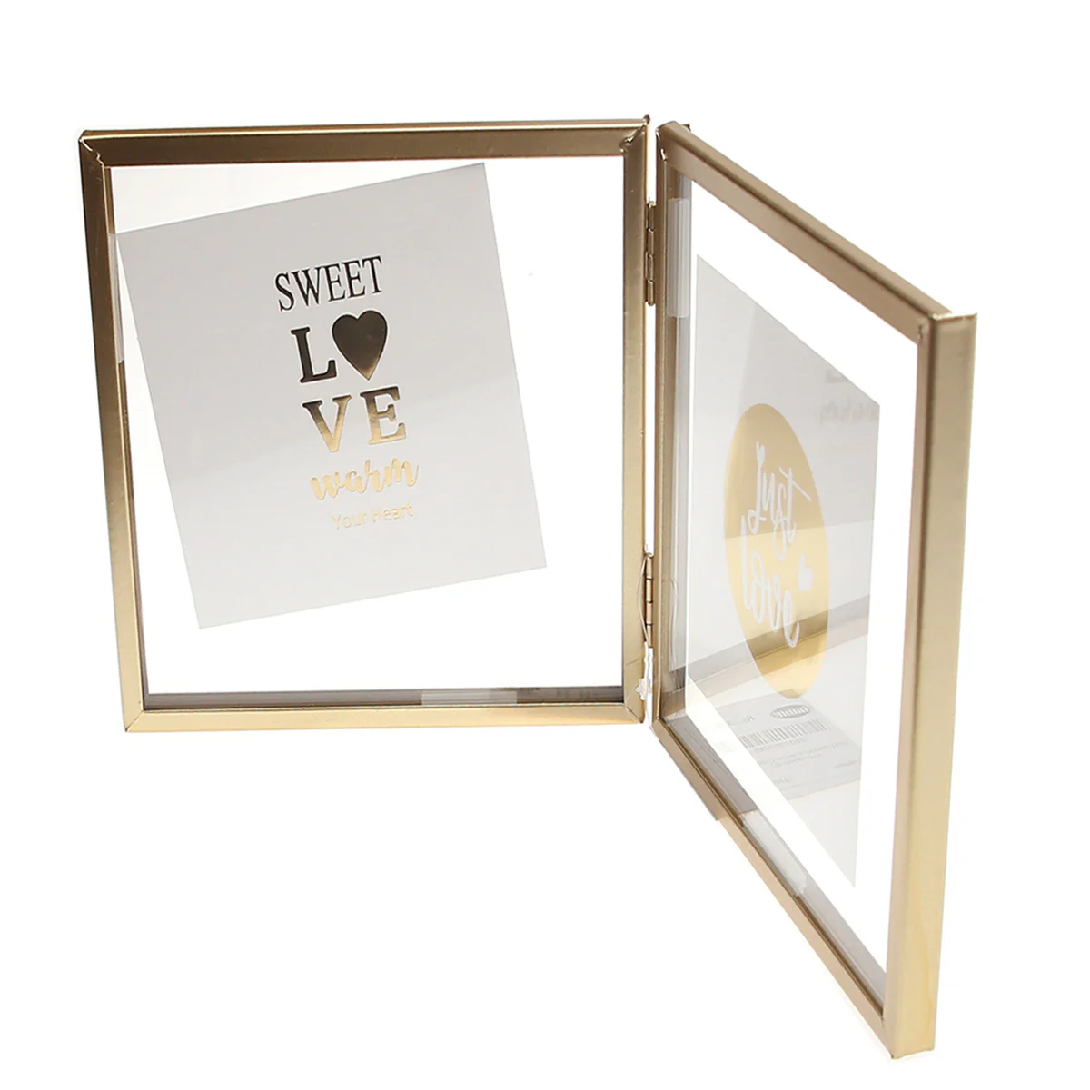2 In 1 Photo Frame Gold 6 X 6 Inch FHG-05 - Image 2