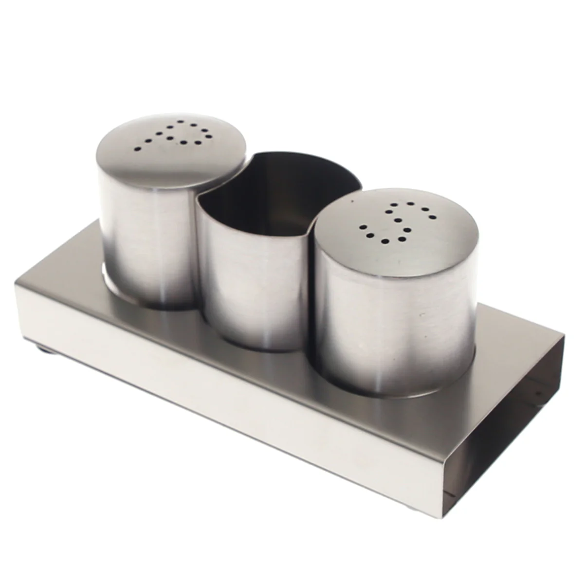 3 PCS Stainless Steel Salt Pepper Set - Image 2