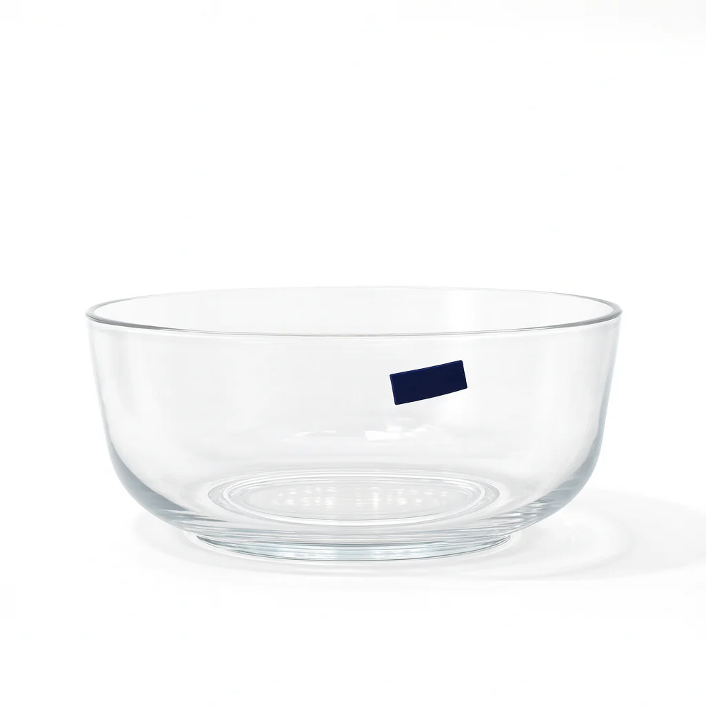 3-Piece Clear Glass Bowl Set – 2200 ml Large Multi-Purpose Mixing & Serving Bowls - Image 3