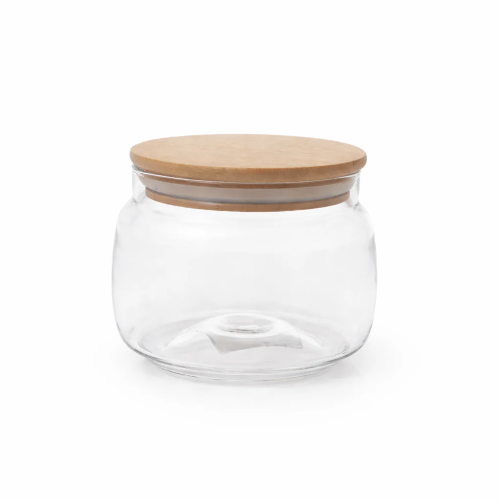 400ml Storage Jar with Wood Lid – Compact Container - Image 2