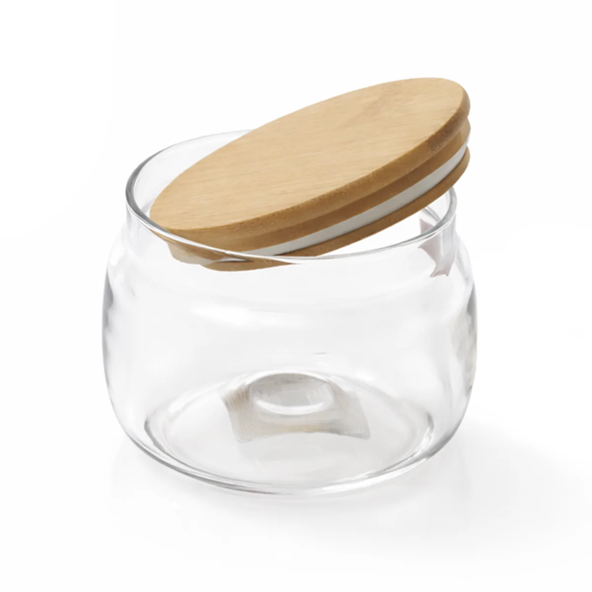 400ml Storage Jar with Wood Lid – Compact Container - Image 3