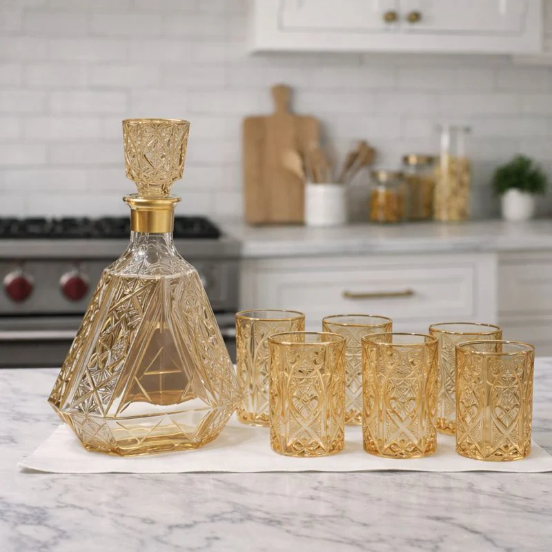 7PCS Lotus Glassware Set – 1