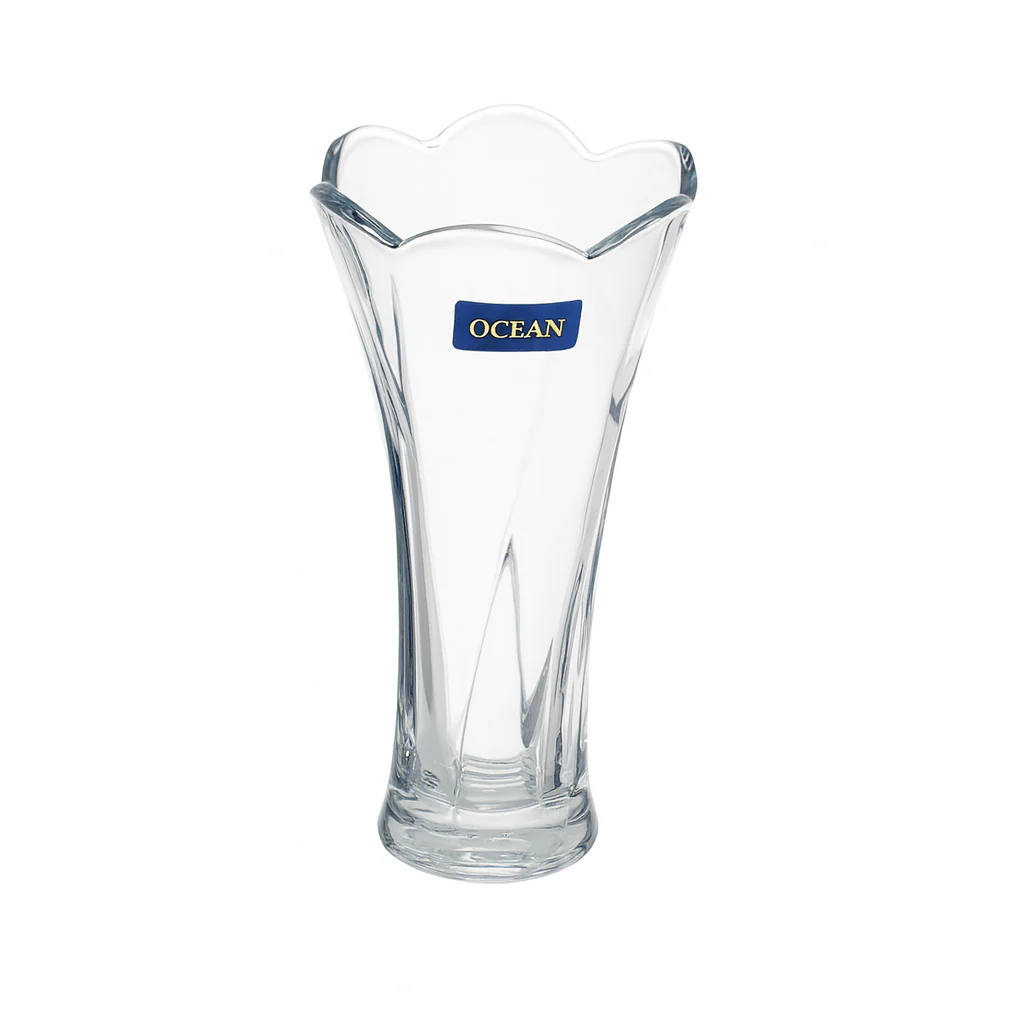 90 mm Elegant Clear Glass Flower Vase – Stylish Decorative Vase for Home, Office & Tabletop Décor - Image 2