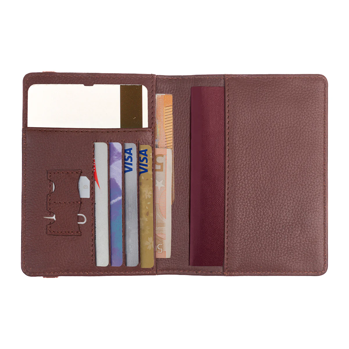 Agent Travel Wallet Granite Brown - Image 4