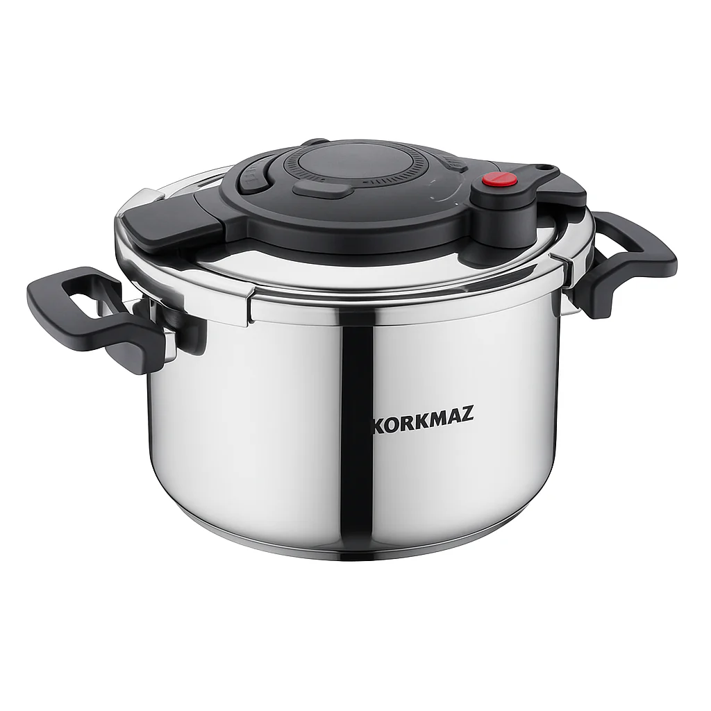 Alessa Stainless Steel Pressure Cooker – 10 L & 12 L