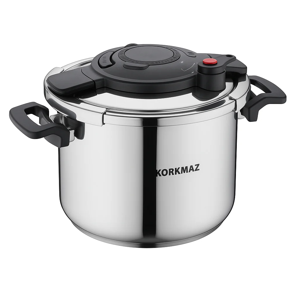 Alessa Stainless Steel Pressure Cooker – 10 L & 12 L - Image 2