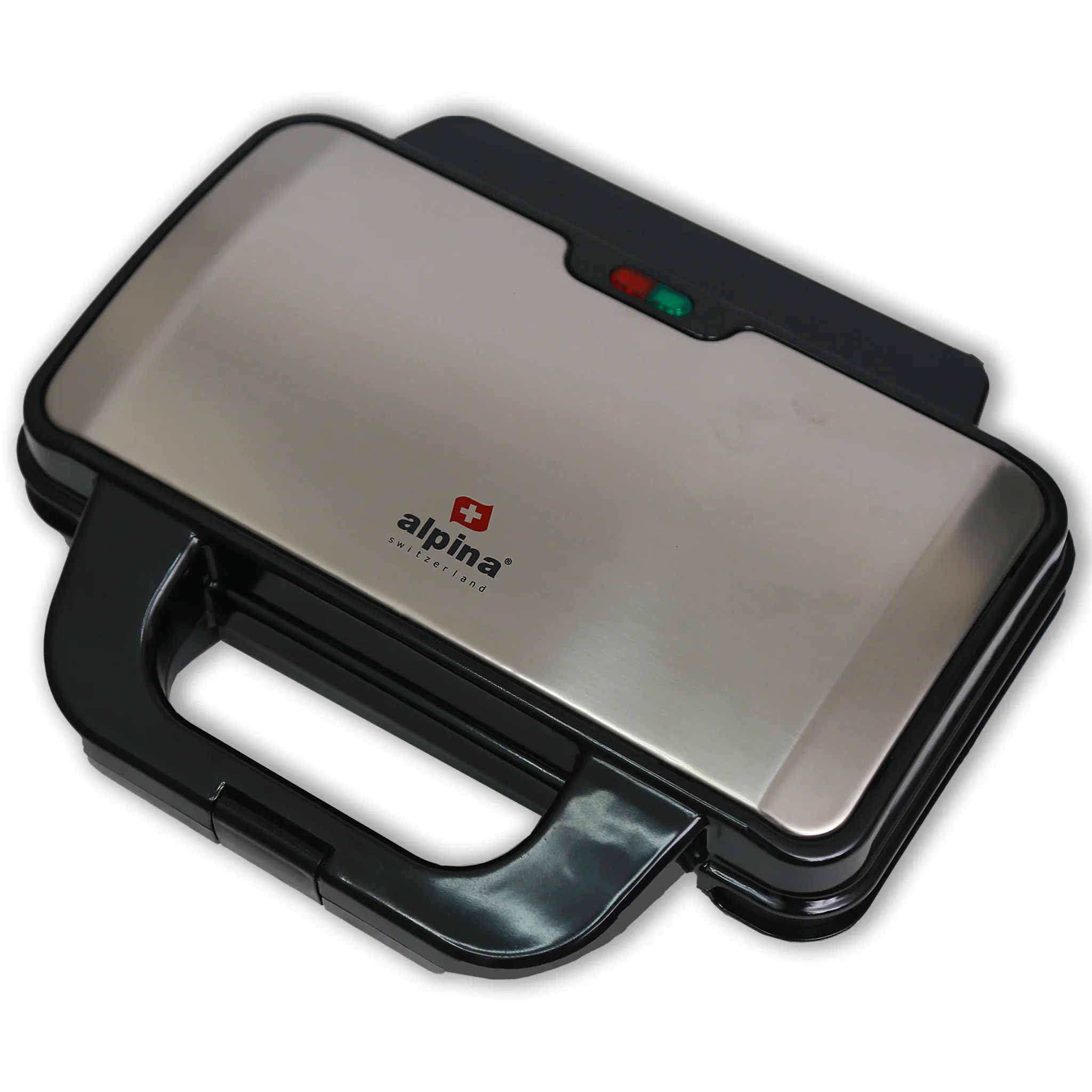 Alpina SF-2502-SB Jumbo Sandwich Maker | 1400W Non-Stick Electric Sandwich Grill – Black & Stainless Steel - Image 3