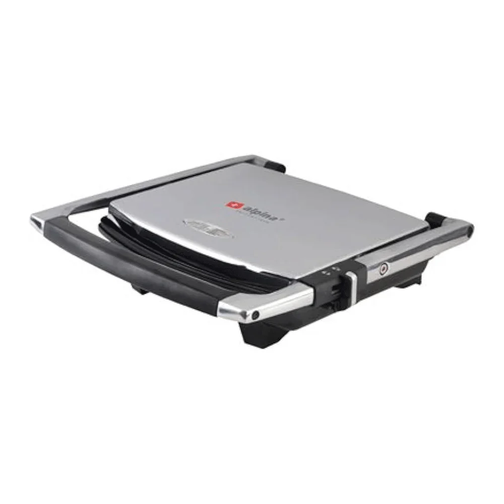 Alpina SF-6021 Panini Press 4 Slice | Non-Stick Electric Sandwich & Grill Press for Home Kitchen