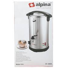 Alpina Water Boiler 12L 1500W Stainless Steel Hot Water Dispenser with Tap – Large Capacity Electric Boiler (SF-2810) - Image 2