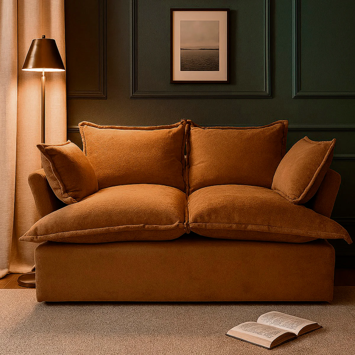 Amber Cloud Sofa Set Bundle ( 6.25 Seater ) - Image 2