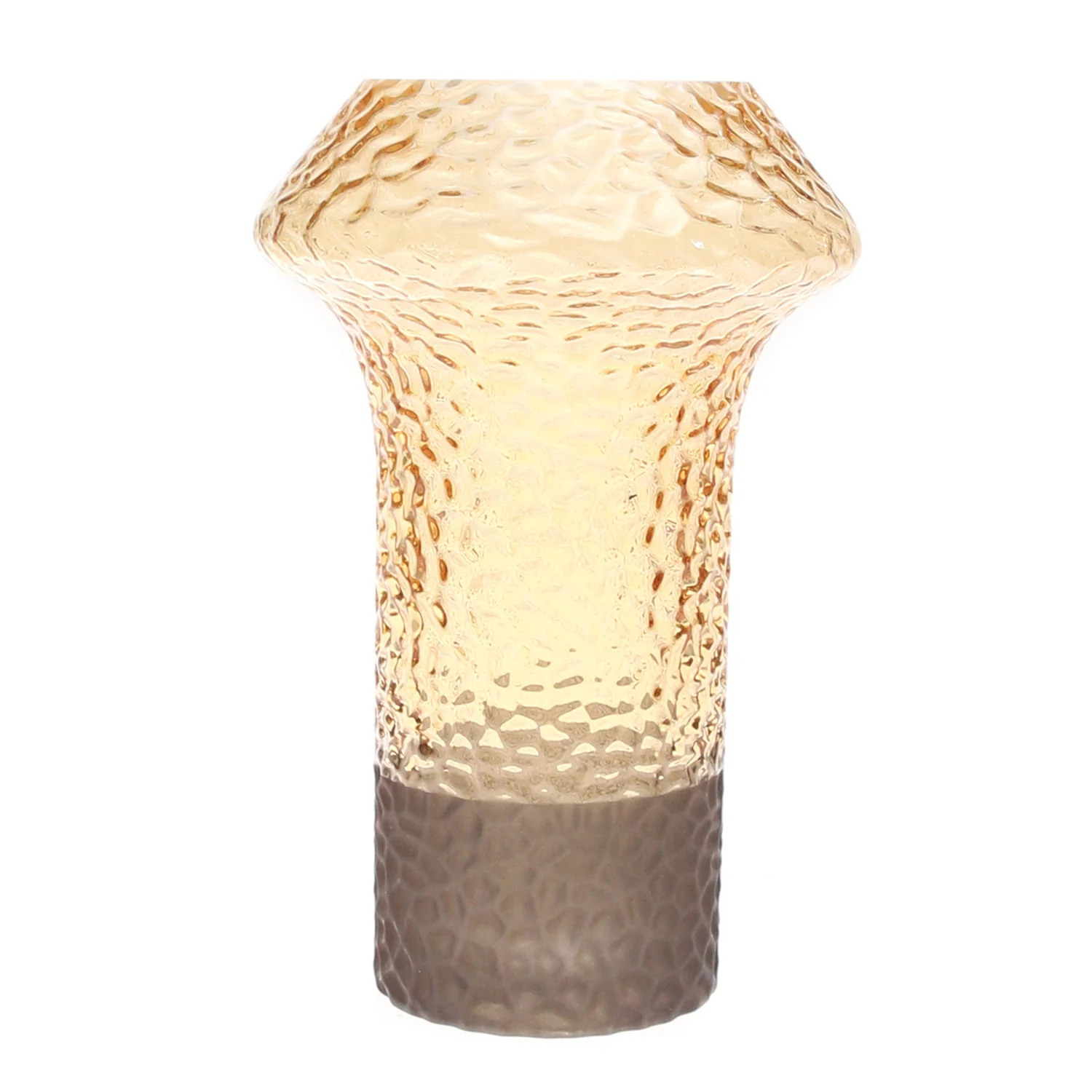 Amber Textured Glass Decorative Vase — “Tiger Color”&nbsp; - Image 2