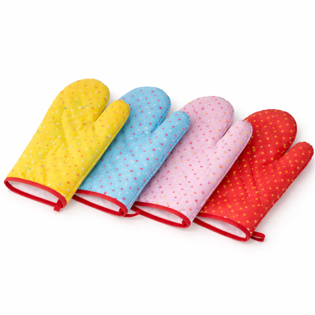 Assorted Design Imperial Kitchen Oven Gloves 2PCS Set – Heat Resistant Cooking Mittens (Pair)