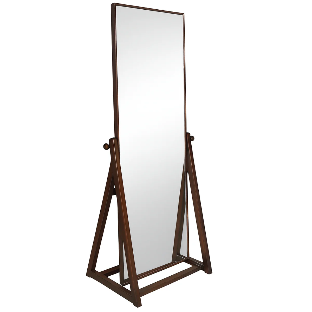 Aura Full-Length Wooden Standing Mirror – Elegant Adjustable Floor Mirror - Image 2