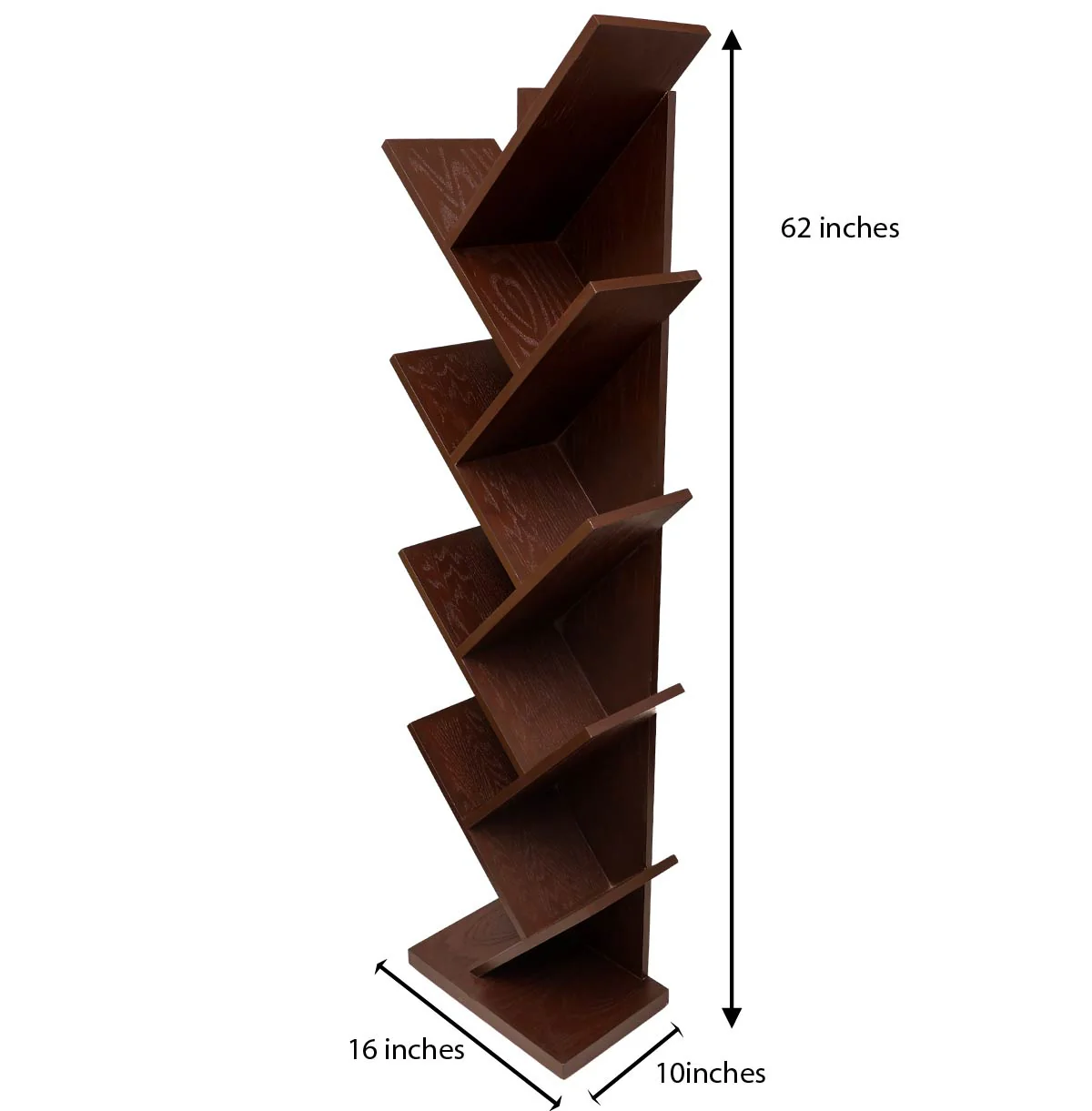 Austere BooK Shelf - Brown - Image 2