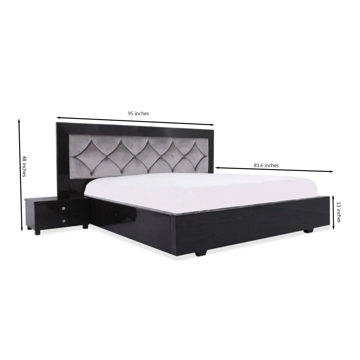 Austin Bed With 2 Side Tables - Image 12