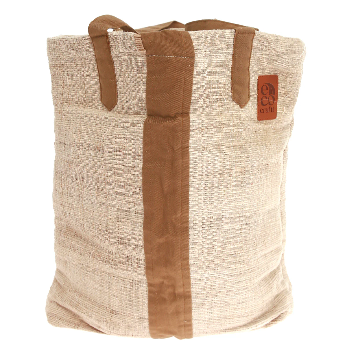 Banana Fiber Tote Bag (Long) – Eco-Friendly Handcrafted Carry Bag 8" x 14" x 4" - Image 3