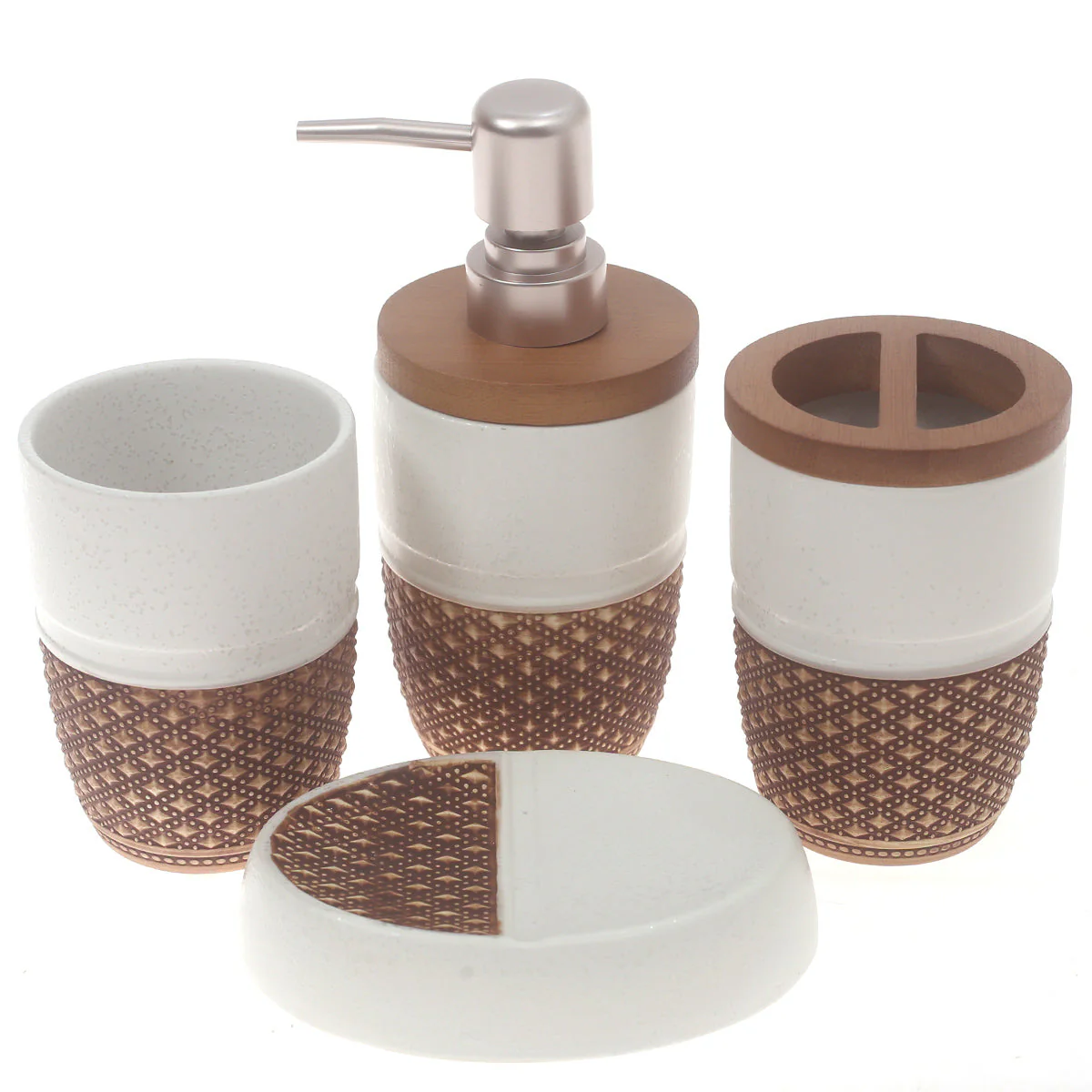 Bath Set White - HZ061 - Image 2