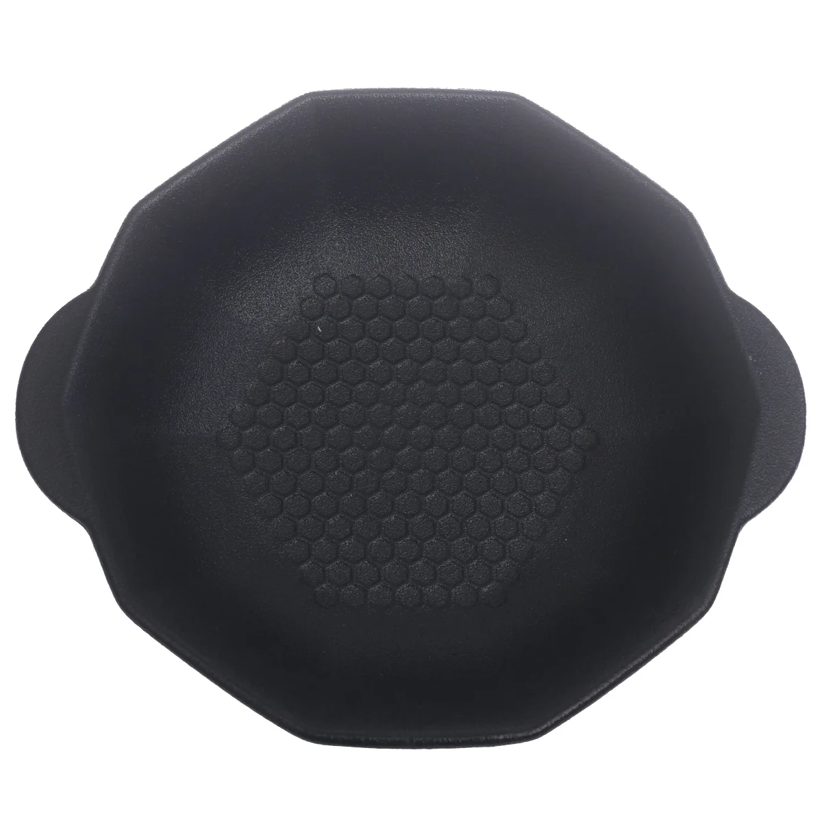 Black Ceramic Serving Dish – 9 Inch Modern Textured Serving Plate - Image 2