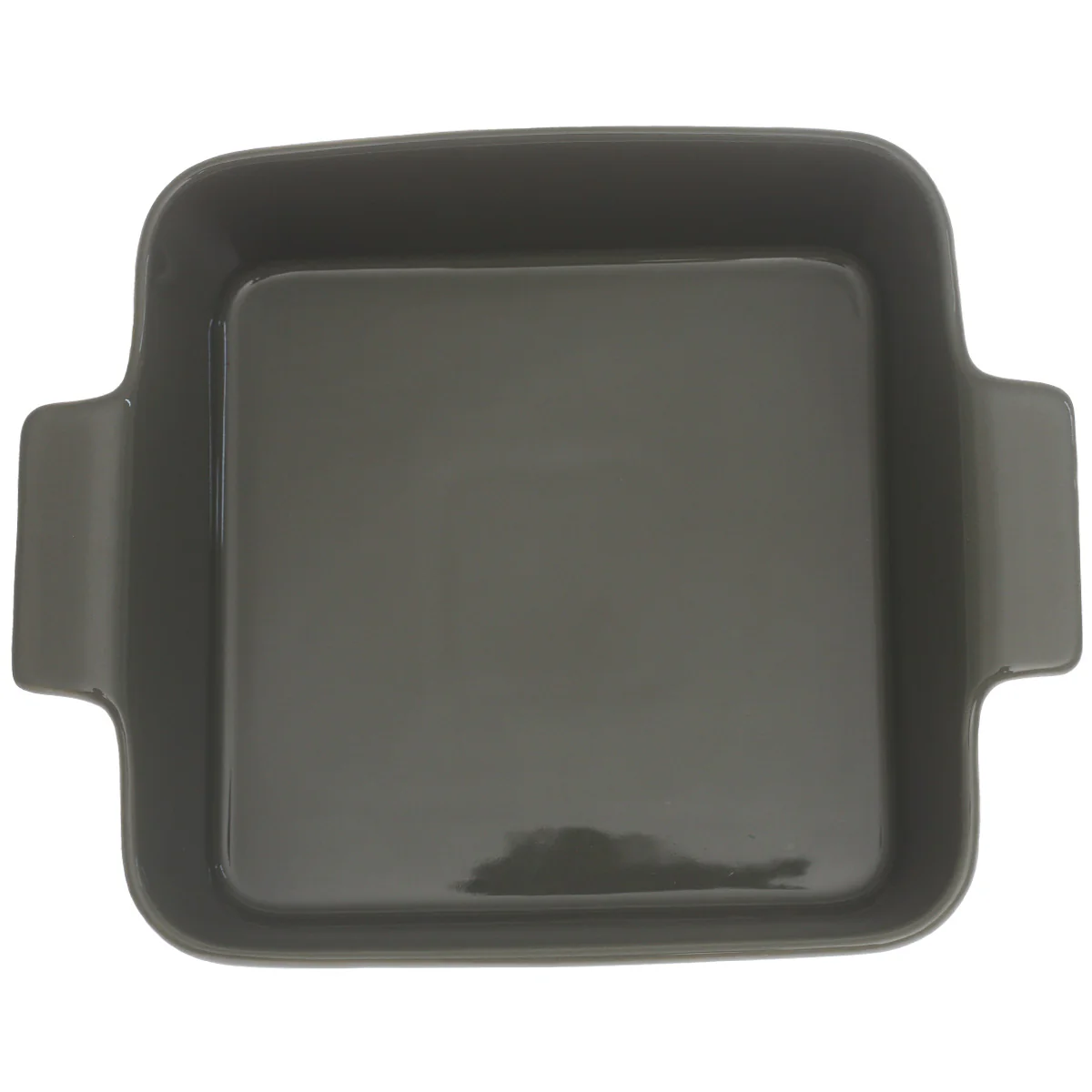 Black Ceramic Square Serving Dish 10 x 10 Inch – Modern Deep Baking & Serving Dish with Handles - Image 2