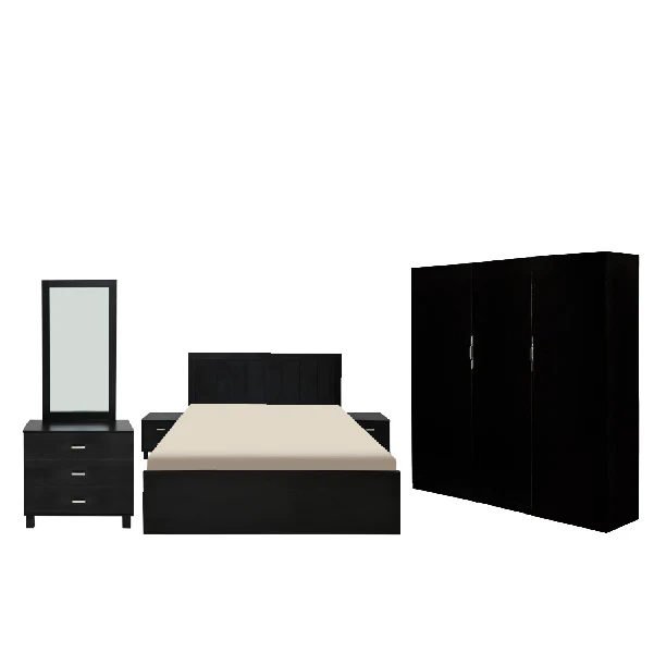 Blair Bundle - Bed Dresser &  3 Door wardrobe