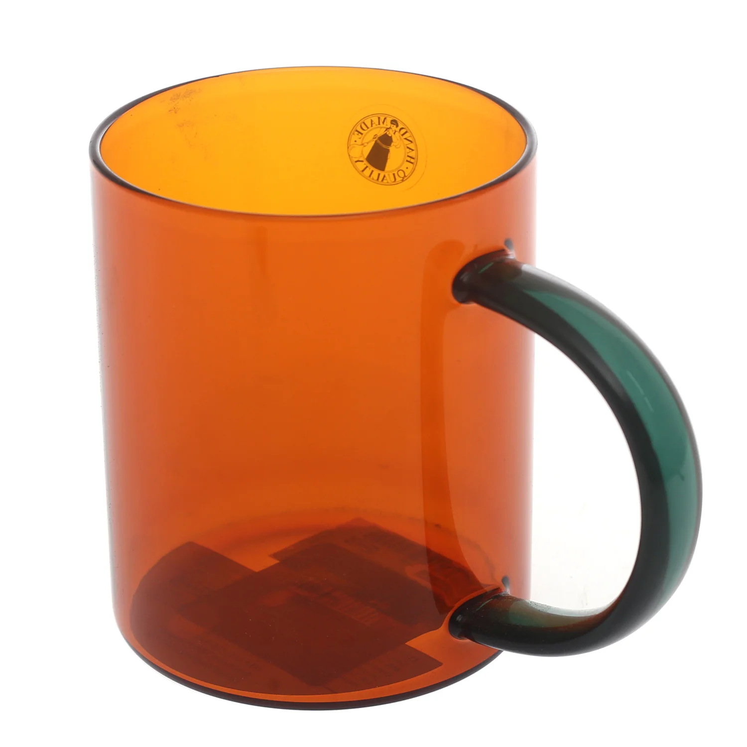 Brown Transparent Glass Mug – Heat Resistant Coffee & Tea Cup - Image 3