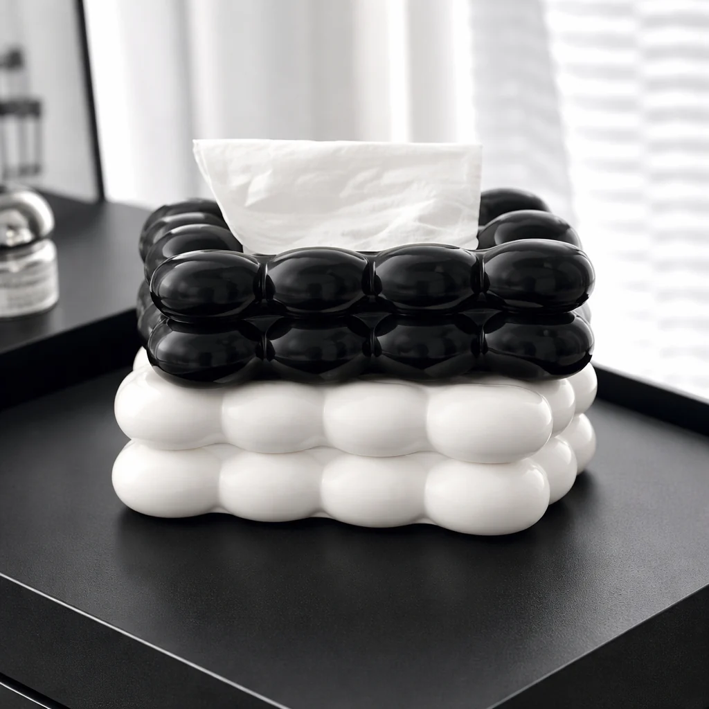 Bubble Tissue Box
