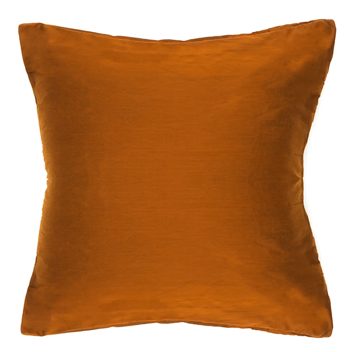Buy 1 Get 1 Free Brown Cotton Silk Cushion Cover 18x18 – Elegant Plain Decorative Throw Pillow for Sofa, Bed & Living Room - Image 2