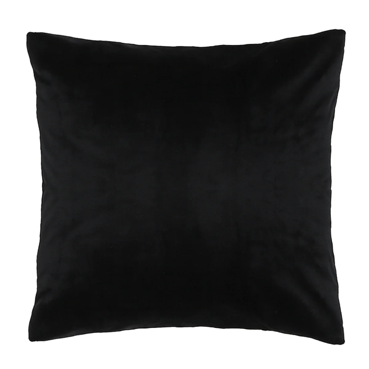 Jet Black Velvet Cushion Cover 18x18 – Luxurious Soft Throw Pillow for Modern Sofa & Bedroom Décor - Image 2