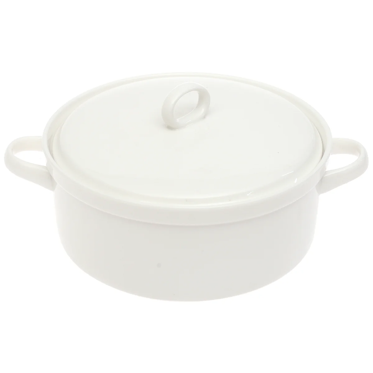 Ceramic Casserole with Lid – Elegant White Serving & Baking Dish - Image 2