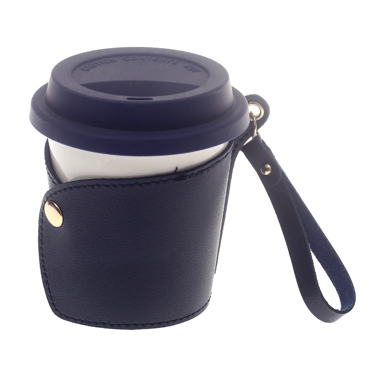 Ceramic Glass With Pouch Blue 3.5 X 3.5 X 4 Inch 105-1 - Image 2