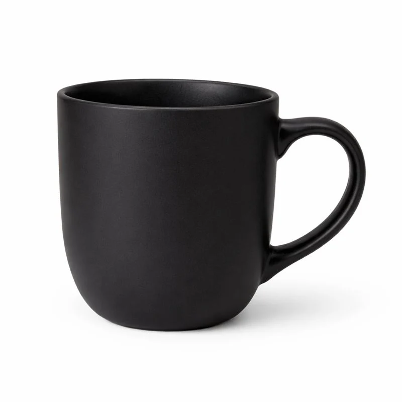 Ceramic Matte Mug – Minimalist Tea & Coffee Cup (Blue / Black) - Image 2