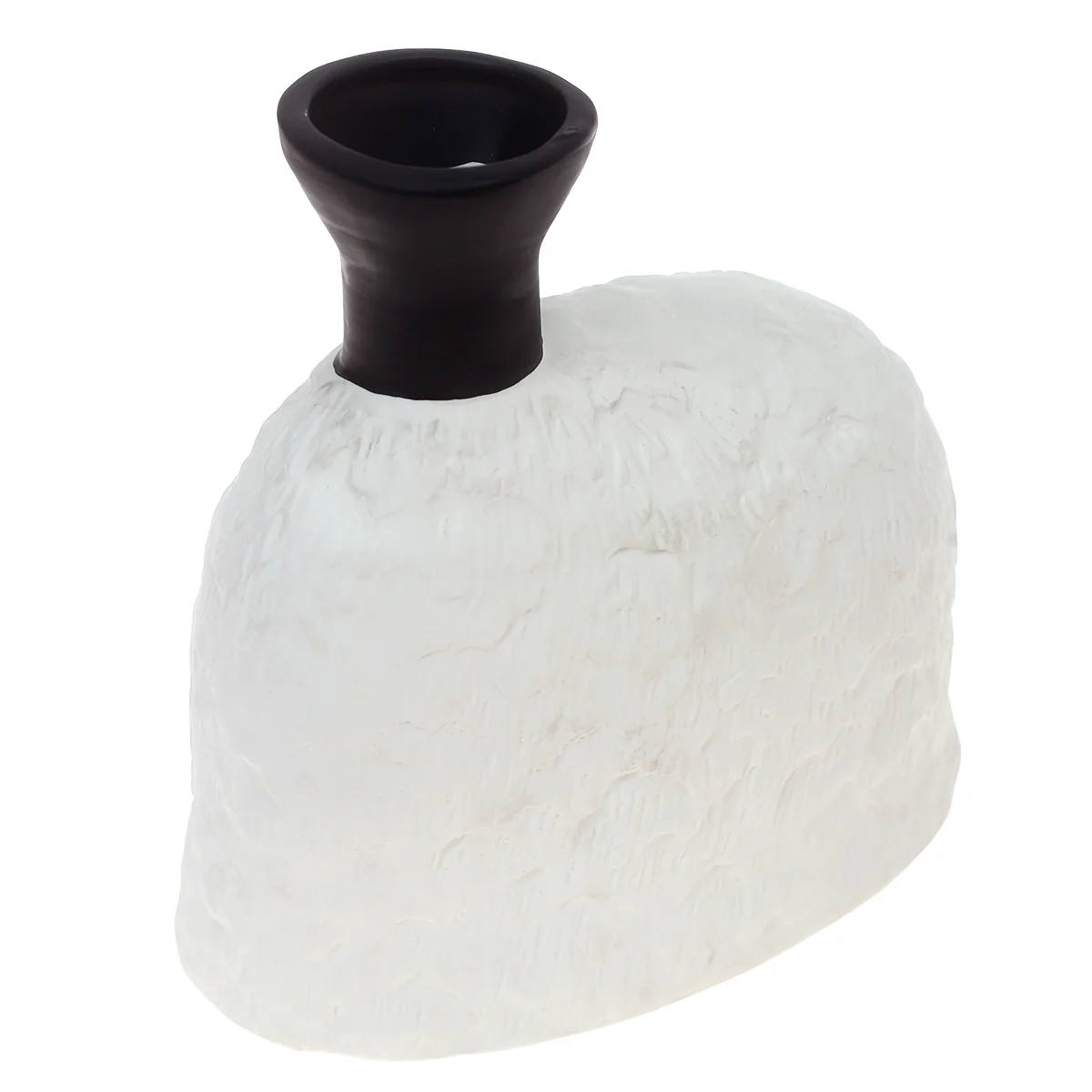 Ceramic Vase M Black & White 9 X 5.25 X 9 inch TYX-051 - Image 2