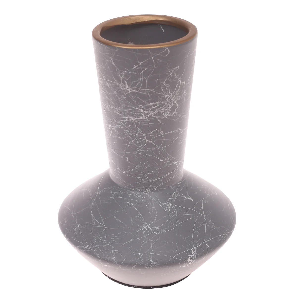 Ceramic Vase Texture Grey 7X7X9.5Inch CH-019 - Image 2