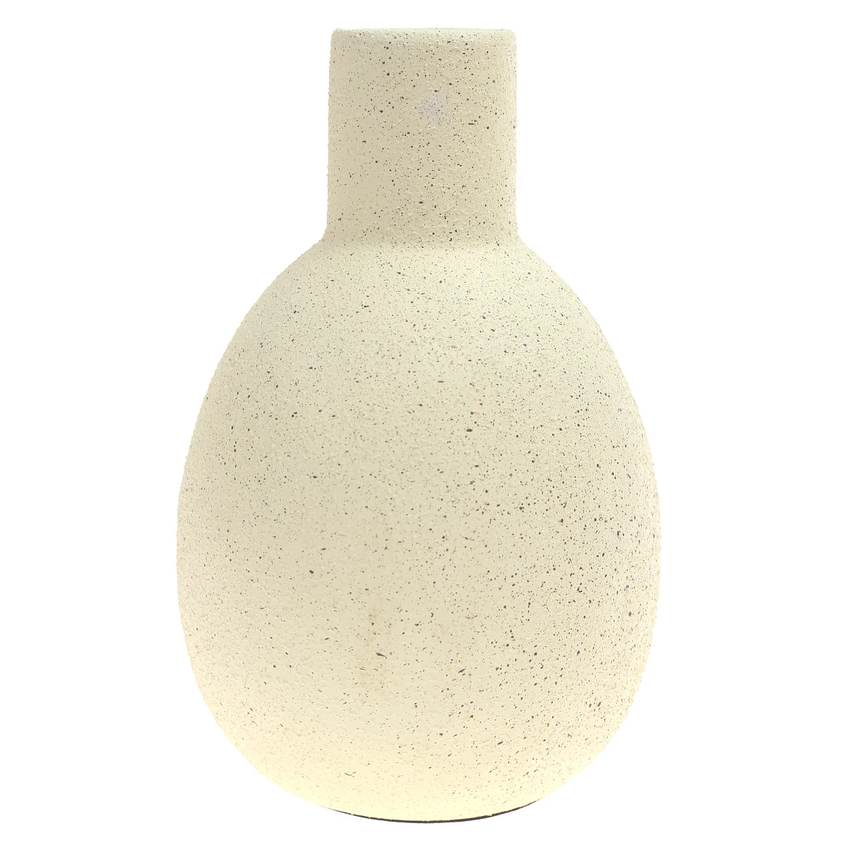 Ceramic Vase Texture Off White 7X7X11Inch CH-016 - Image 2