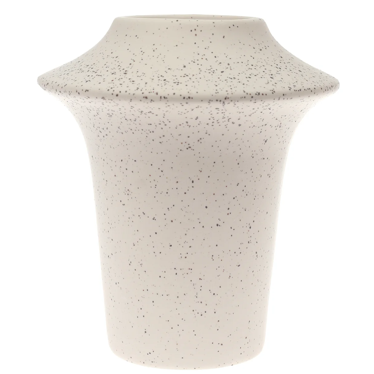 Ceramic Vase White 8.5 X 8.5 X 10.5 Inch L489 / TYX-05 - Image 2