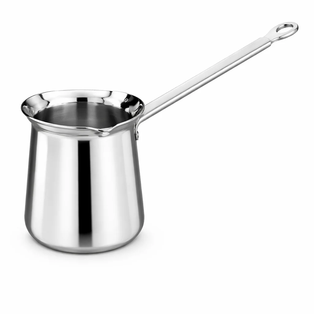 Classic Coffee Pot 2 Cups – Stainless Steel Turkish & Arabic Coffee Maker