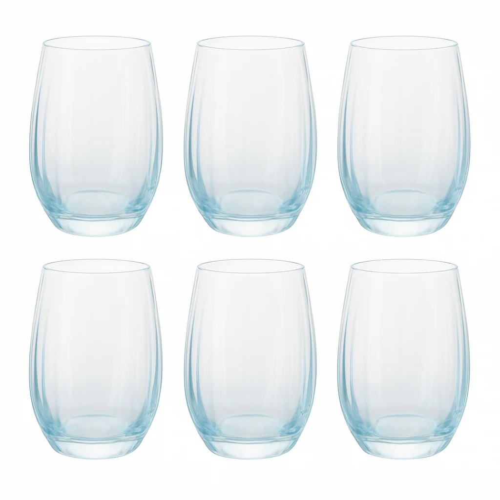 Clear Tumbler 380 ml – Set of 6 - Image 2