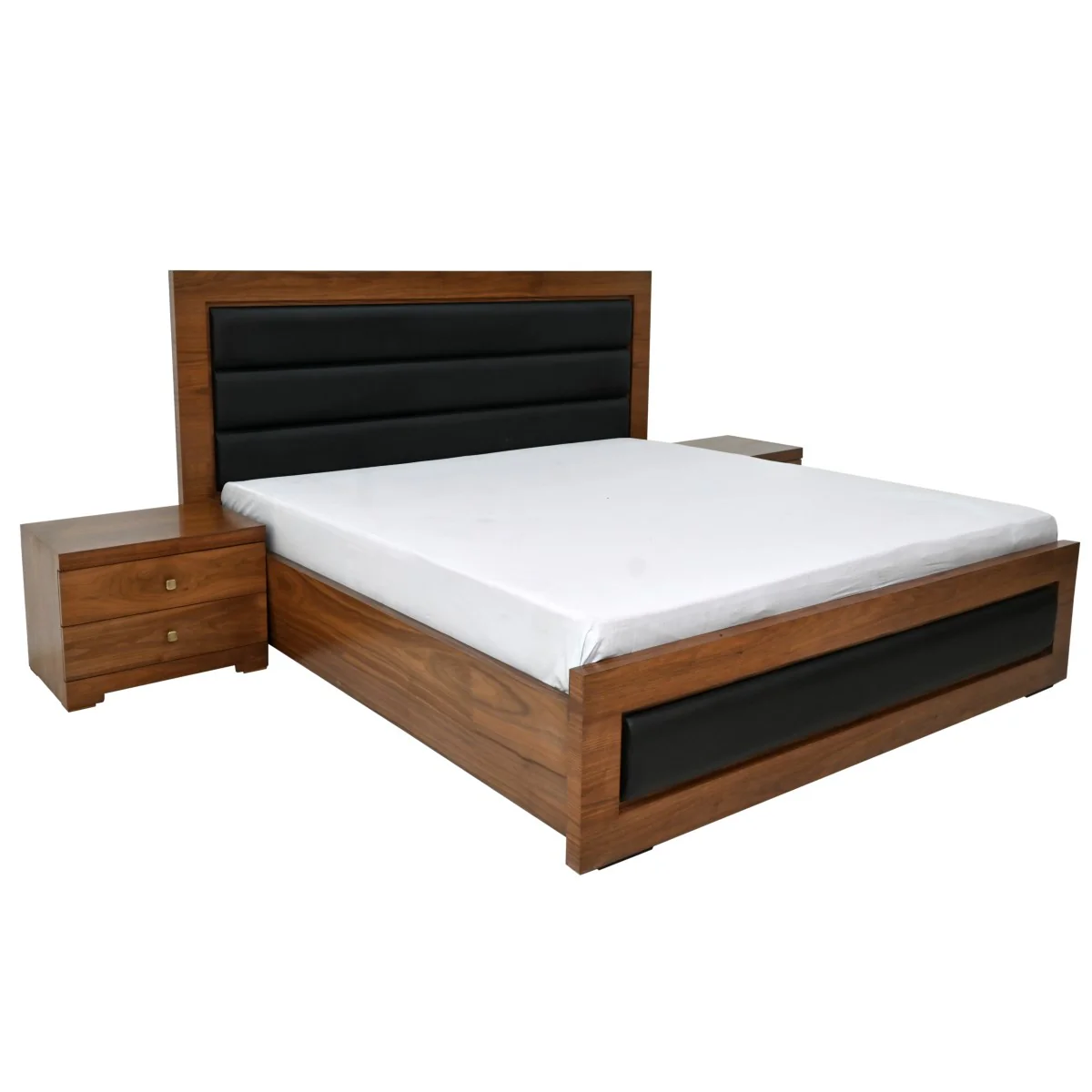 Clover King Size Bed with 2 Side Table - Image 3