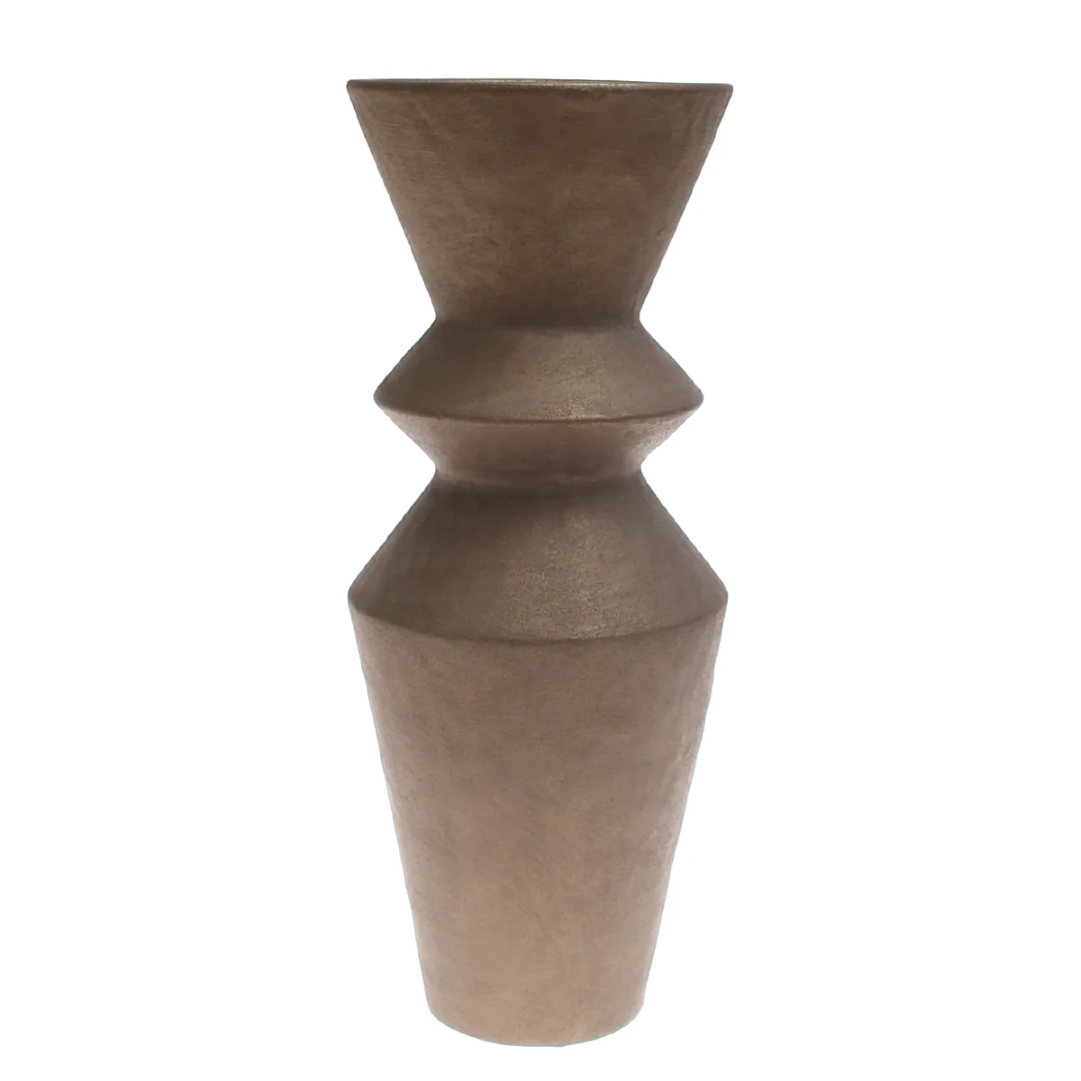 Cortina Ceramic Brown Vase XL | Modern Home Décor Pakistan | Extra Large Statement Piece - Image 2