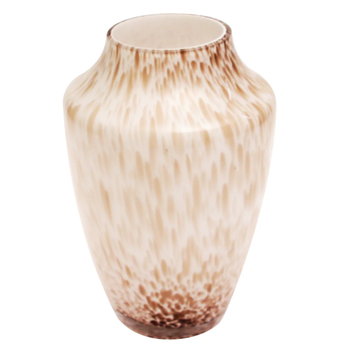 Crumple Brown Glass Vase | Modern Textured Décor Pakistan | Stylish Home Accent - Image 2